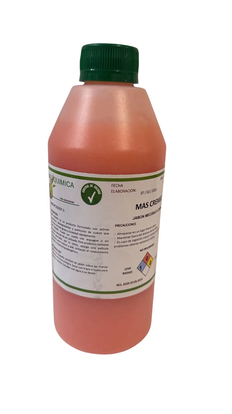 Jabon Mecanico Abrasivo 1Lt   Mas Quimica 1