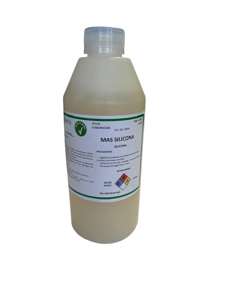Silicona 1 Ltrs Mas Quimica 1