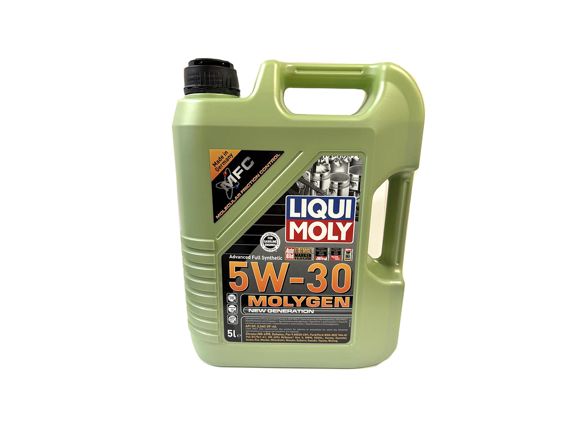 9952      MOLYGEN 5W30 5 LITROS **LLEVA 2 O MÁS UNIDADES Y OBTÉN TU DESCUENTO EN EL CARRITO DE COMPRAS**   1