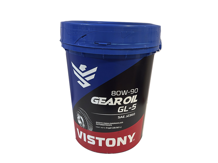 1000139   ACEITE GEAR OIL GL-5 SAE 80W90 DE 19 LITROS VISTONY 1
