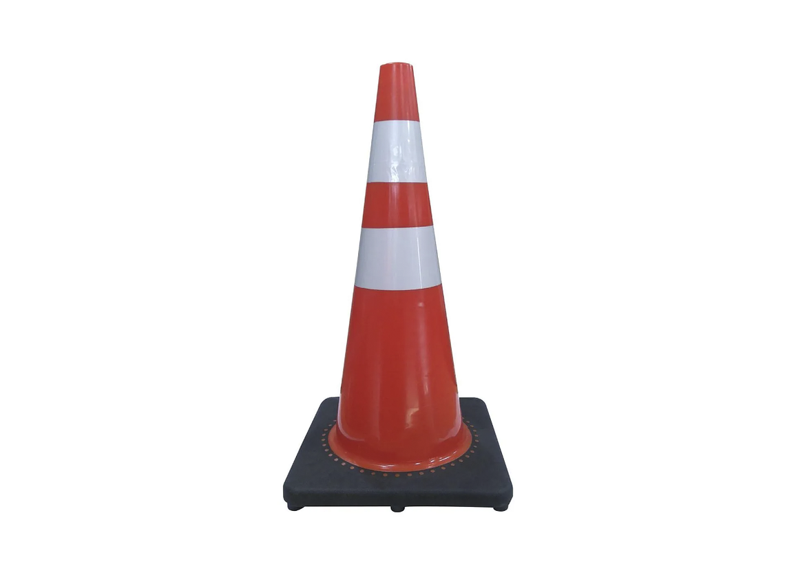 EPPCON28   CONO BASE NEGRA 28 CON 2 CINTAS REFLECTANTE 1