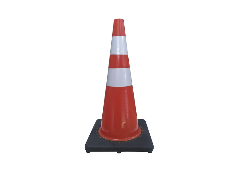 EPPCON28   CONO BASE NEGRA 28 CON 2 CINTAS REFLECTANTE 1