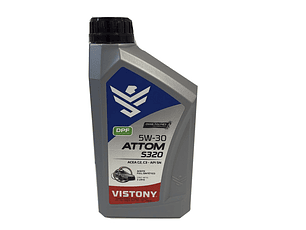 1000570   ACEITE ATTOM S320 SAE 5W30 ACEA C3/API SN 1 LITRO VISTONY **LLEVA 2 O MÁS UNIDADES Y OBTÉN TU DESCUENTO EN EL CARRITO DE COMPRAS**  