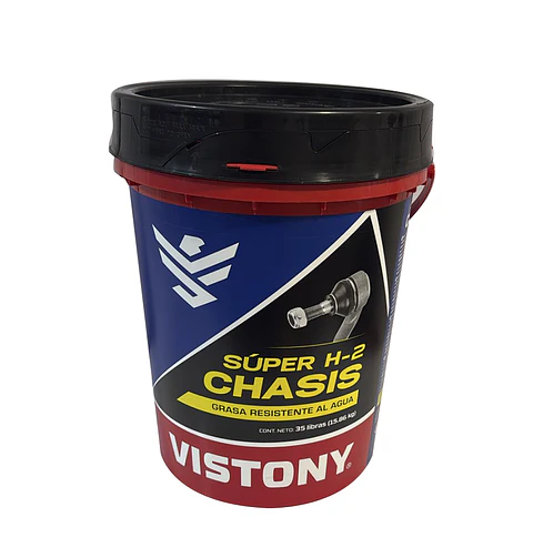 1100011   GRASA MULTIPROPOSITO H-2 CHASIS NEGRA 16 KILOS VISTONY