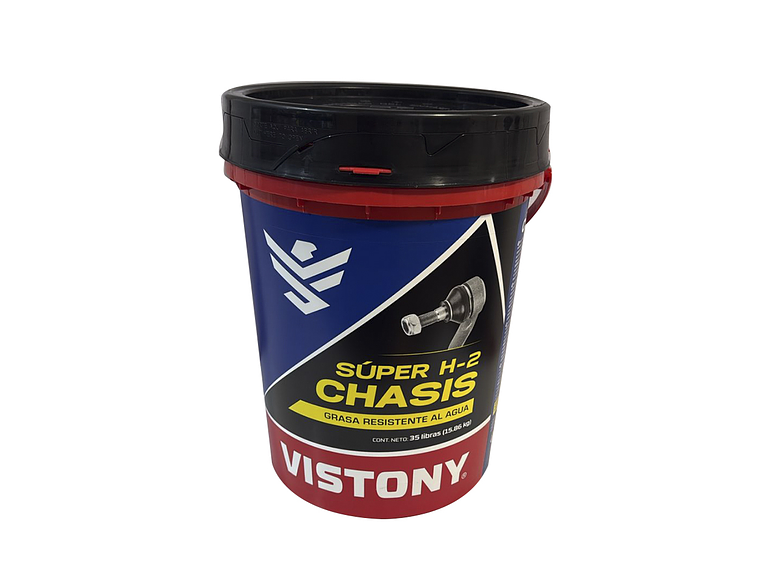 1100011   GRASA MULTIPROPOSITO H-2 CHASIS NEGRA 16 KILOS VISTONY 1