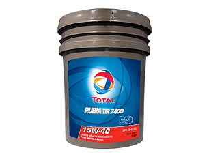 15W40 Aceite Motor  Rubia Tir 7400 20Lt Total **LLEVA 2 O MÁS UNIDADES Y OBTÉN TU DESCUENTO EN EL CARRITO DE COMPRAS**