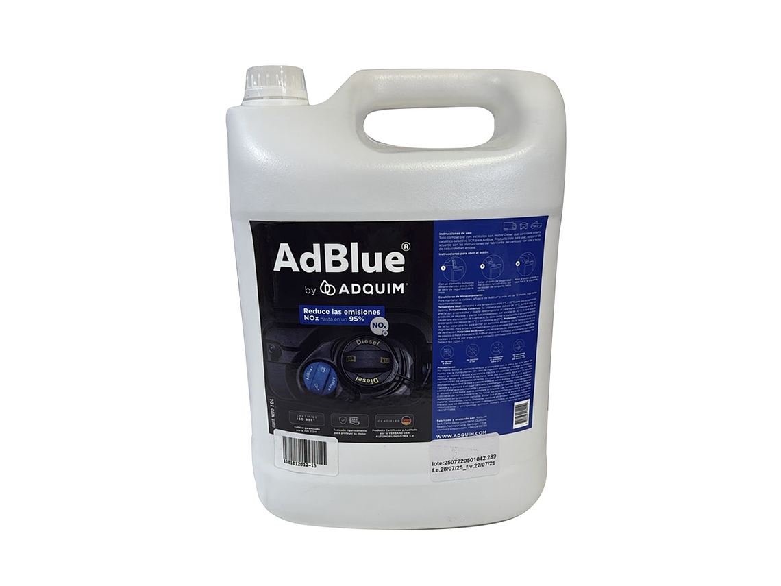 ADQADLUE BIDON 10 LTS **LLEVA 2 O MÁS UNIDADES Y OBTÉN TU DESCUENTO EN EL CARRITO DE COMPRAS**   1