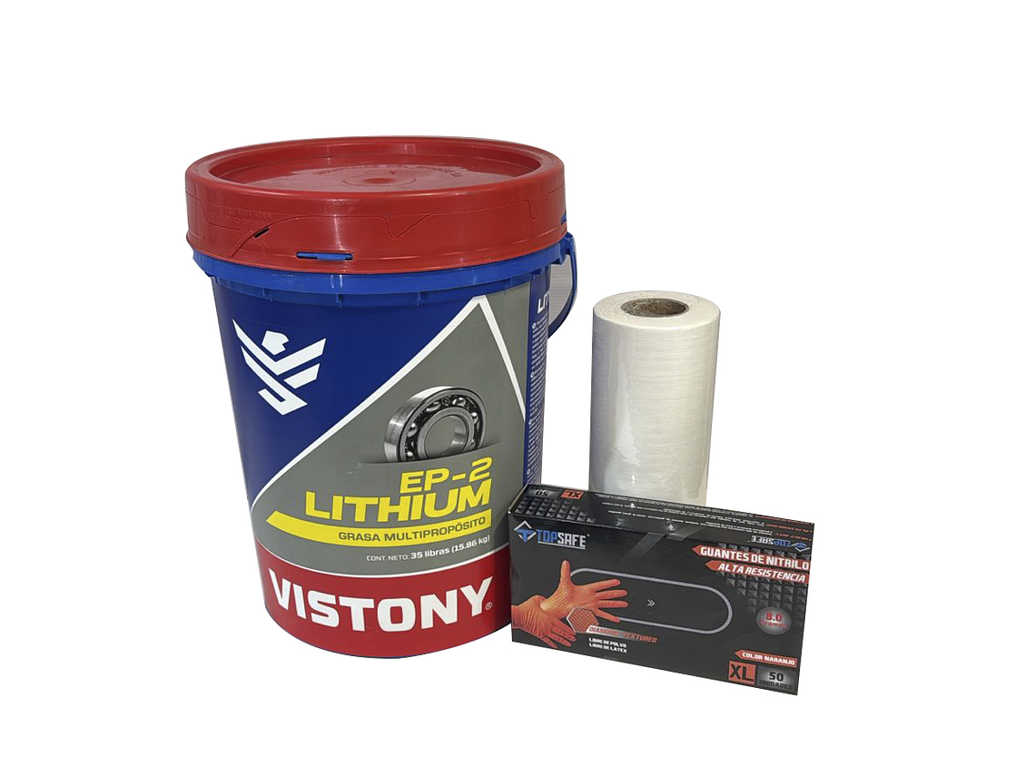 Grasa EP2 Lithium 16kg + accesorios 1