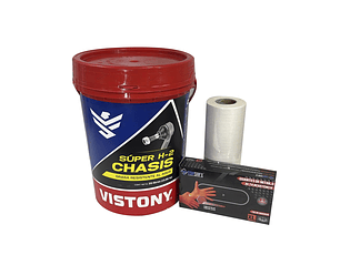 Grasa Chasis H-2 Rojo 16kg + accesorios