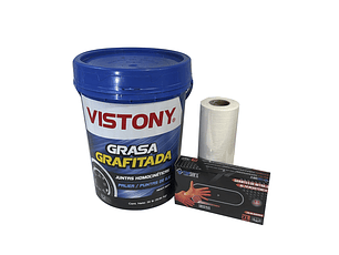 Grasa Grafitada Palieres 16kg + accesorios