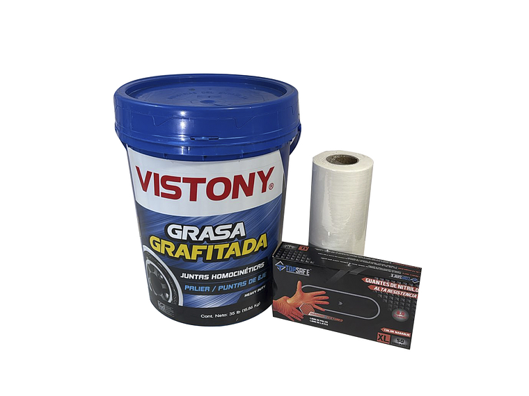 Grasa Grafitada Palieres 16kg + accesorios 1