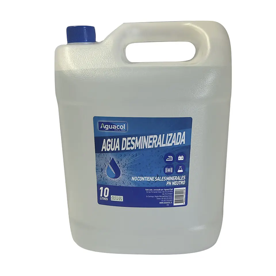 Agua Desmineralizada Bidon 10 Litros Oferta **LLEVA 2 O MÁS UNIDADES Y OBTÉN TU DESCUENTO EN EL CARRITO DE COMPRAS**   1