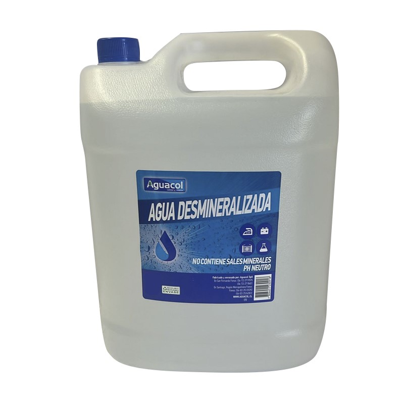 AGUA DESMINERALIZADA 5 LITROS