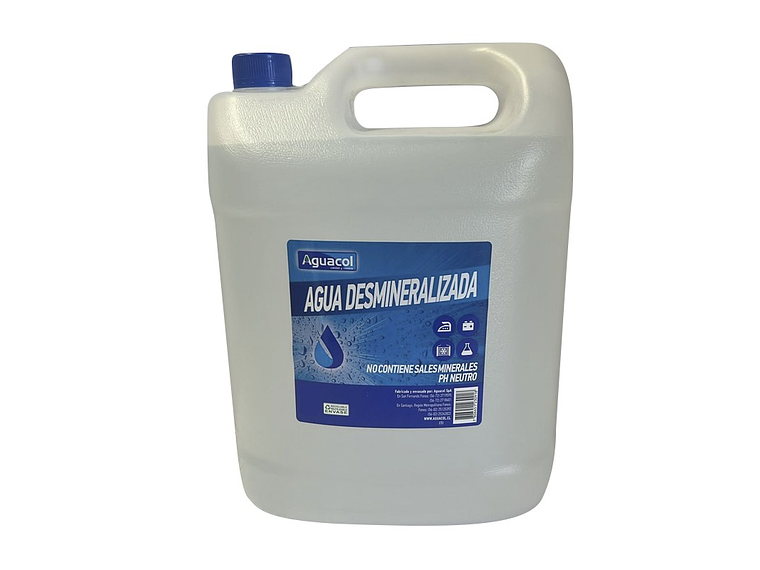 Agua Desmineralizada Bidon  5 Litros Oferta **LLEVA 2 O MÁS UNIDADES Y OBTÉN TU DESCUENTO EN EL CARRITO DE COMPRAS**   1