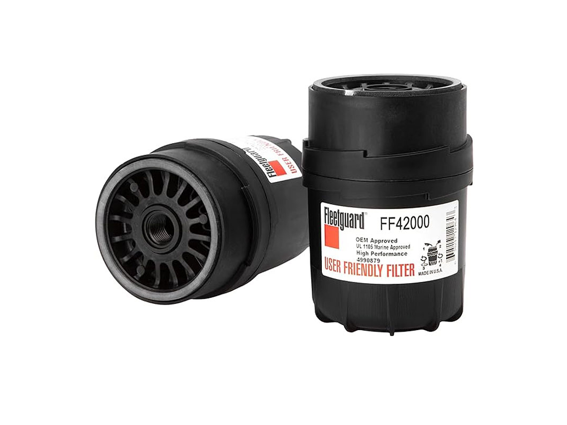 FILTRO  COMBUSTIBLE FLEETGUARD  FF42000  MOTOR CUMMINS.  1
