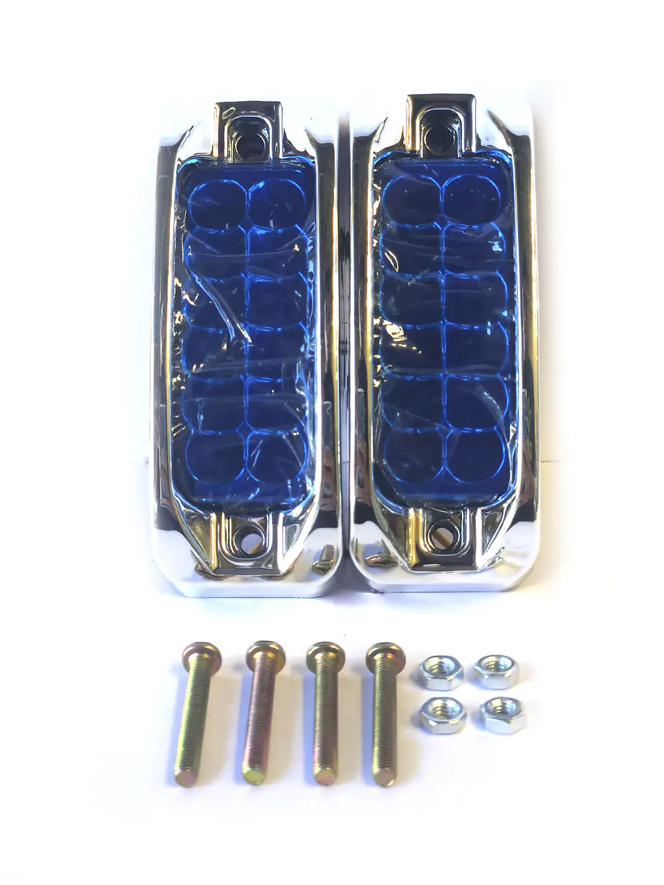 Luz Lateral LED Rectangular Moderna ROJO,12 LED / SET 2 unidades  1