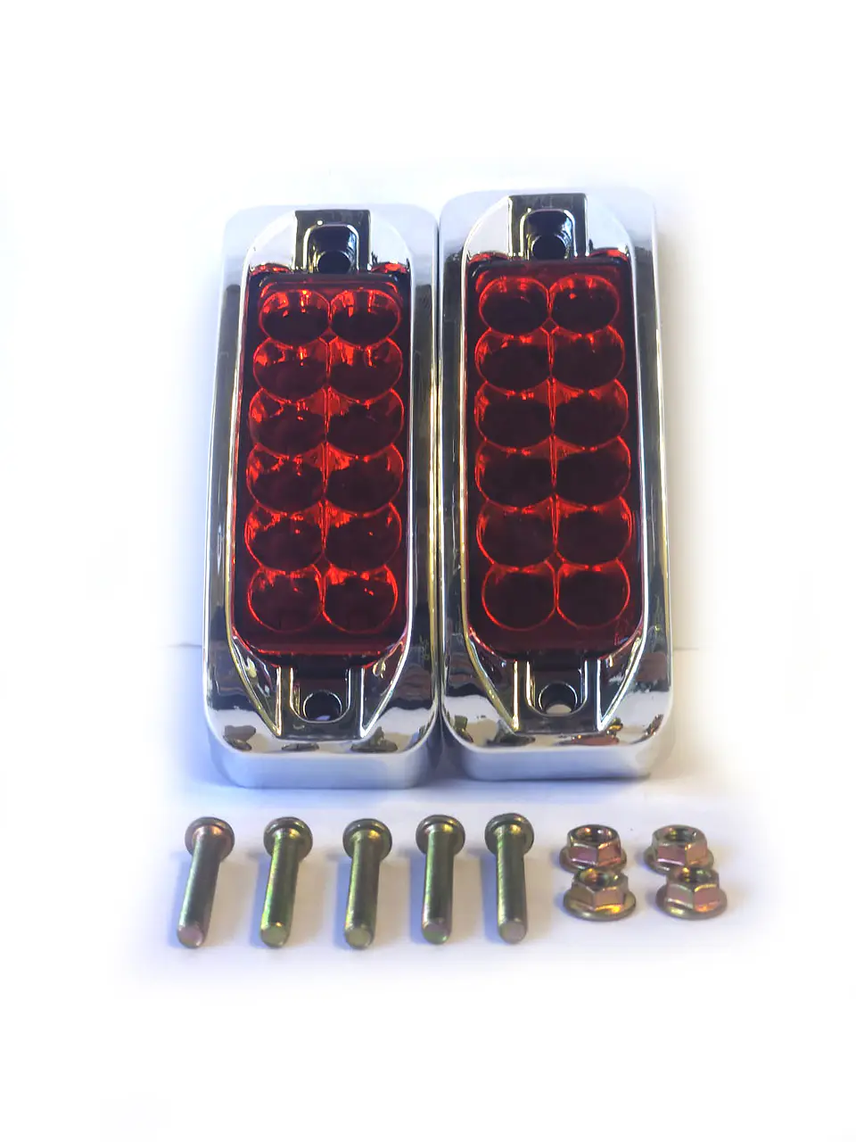 Luz Lateral LED Rectangular Moderna VERDE12 LED / SET 2 unidades  1