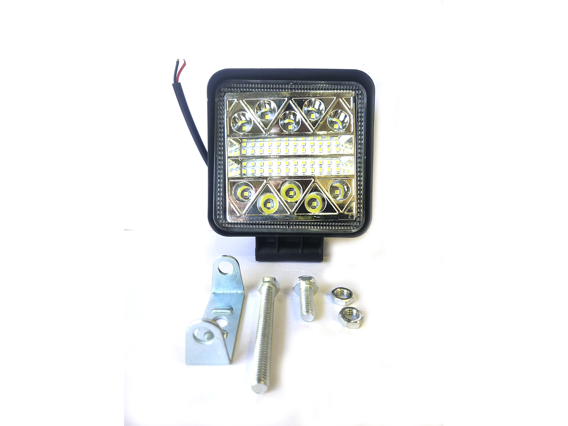 Faro de Trabajo LED Cuadrado Alto Rendimiento, 74 led 1