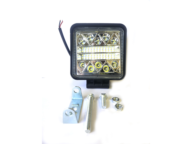 Faro de Trabajo LED Cuadrado Alto Rendimiento, 74 led 1