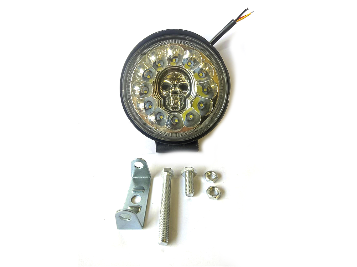 Faro de Trabajo LED Circular Gran Di metro 12 led  1