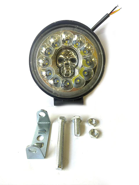 Faro de Trabajo LED Circular Gran Di metro 12 led 