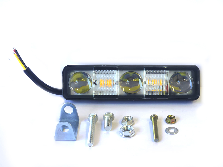 Faro de Trabajo LED Rectangular Antiniebla µmbar,5 LED Bicolor 1