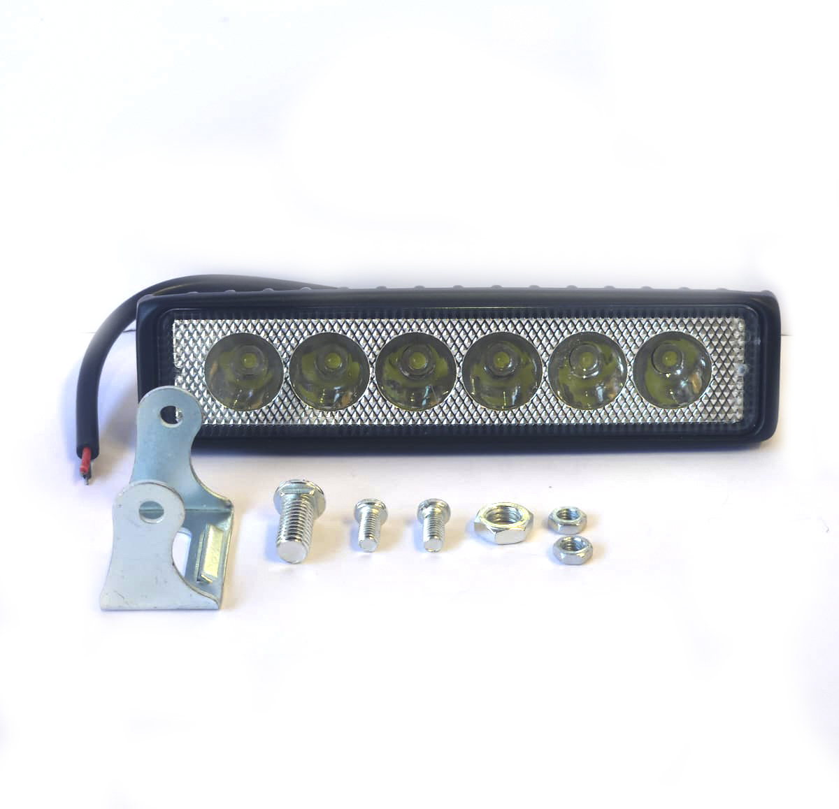 Faro de Trabajo LED Barra Rectangular Slim,6 LED