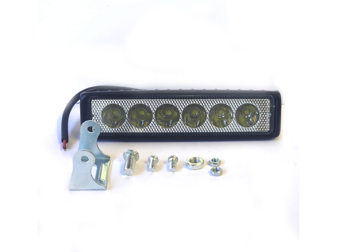 Faro de Trabajo LED Barra Rectangular Slim,6 LED 1