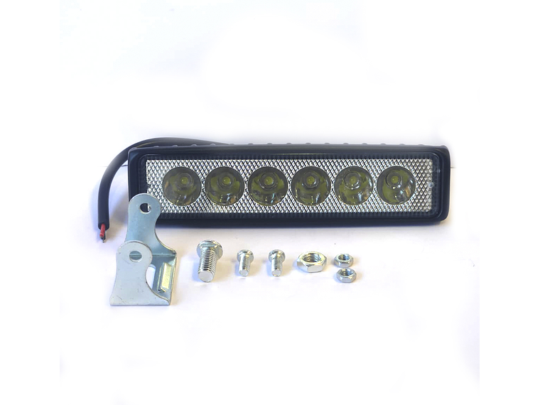 Faro de Trabajo LED Barra Rectangular Slim,6 LED 1