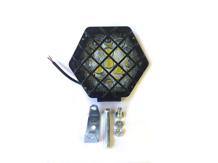 Faro de Trabajo LED Cuadrado Hexagonal,16 LED 1