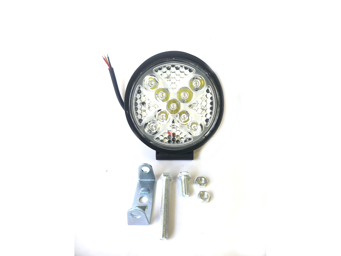 Faro de Trabajo LED Circular Diseno Estrella, 9 LED Multicolor 1