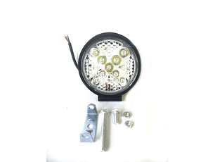 Faro de Trabajo LED Circular Diseno Estrella, 9 LED Multicolor
