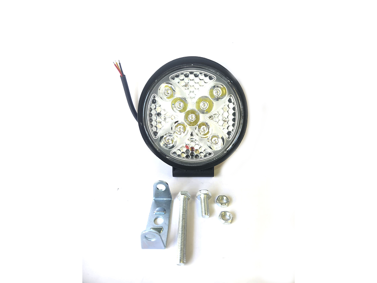 Faro de Trabajo LED Circular Diseno Estrella, 9 LED Multicolor 1