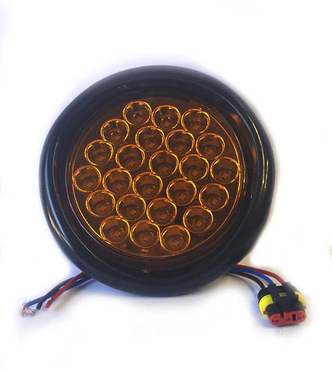 Faro Trasero LED Circular µmbar, 24 LED , con Conector