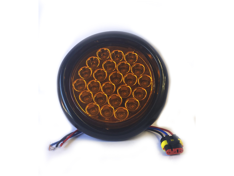 Faro Trasero LED Circular µmbar, 24 LED , con Conector 1