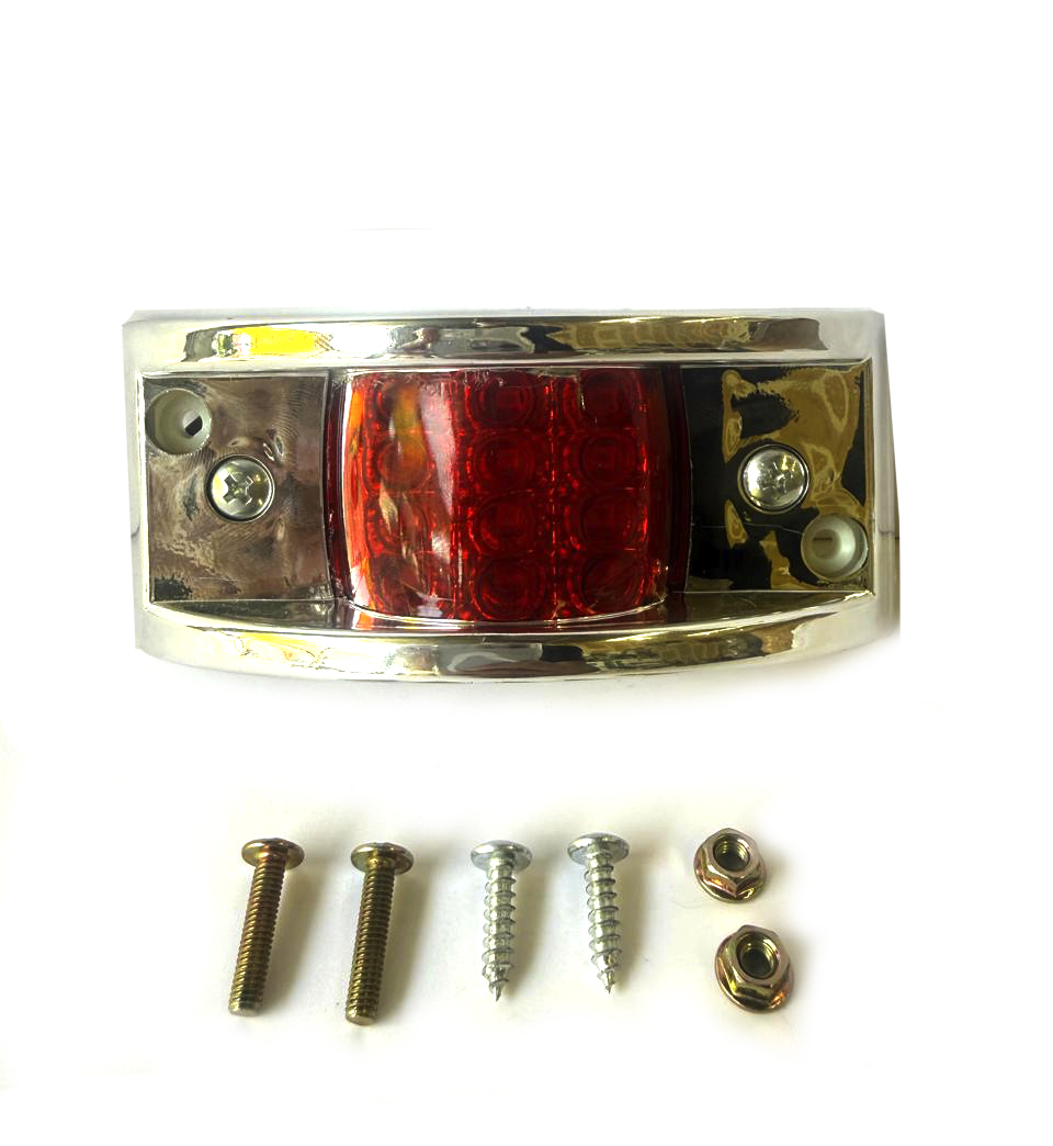 Luz de Posici½n Estable LED Rectangular ROJO 12 LED