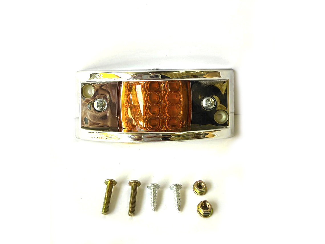 Luz de Posici¢n Estable LED Rectangular AMBAR, 12 LED 1