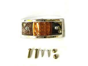 Luz de Posici¢n Estable LED Rectangular AMBAR, 12 LED