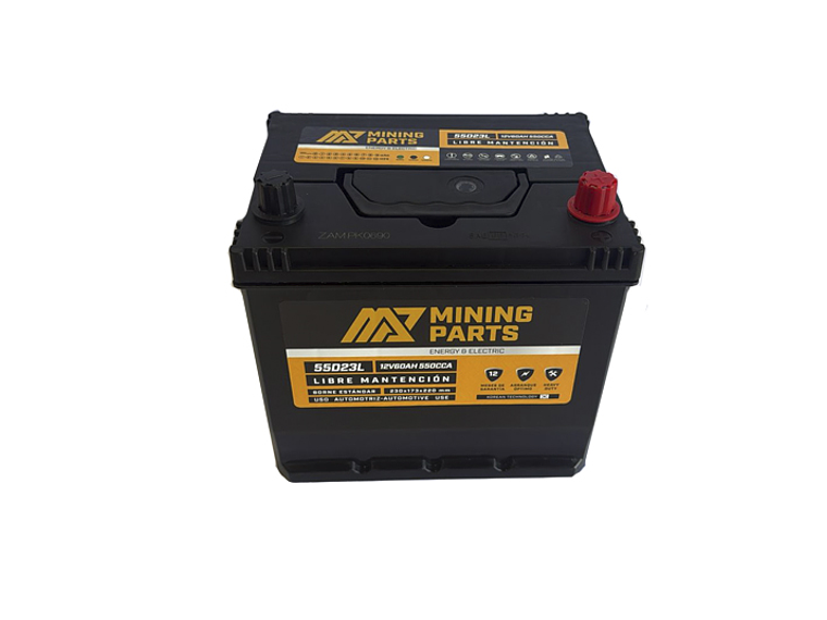 BATERIA 12V 60 AH 550 CCA BORNE POSITIVO DERECHO 3