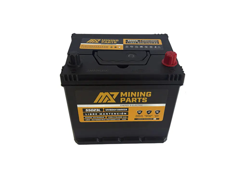 BATERIA 12V 60 AH 550 CCA BORNE POSITIVO DERECHO 3