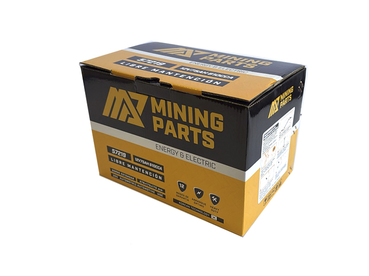 BATERIA 12V 75 AH BORNE POSITIVO IZQUIERDO 4