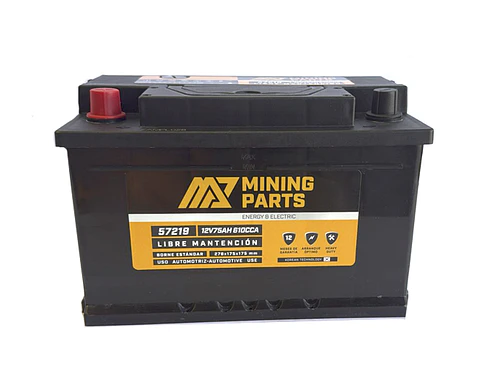 BATERIA 12V 75 AH BORNE POSITIVO IZQUIERDO