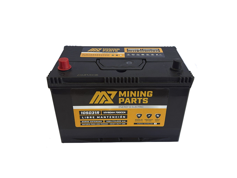 BATERIA 12V 90 AH 700 CCA BORNE POSITIVO IZQUIERDO 3