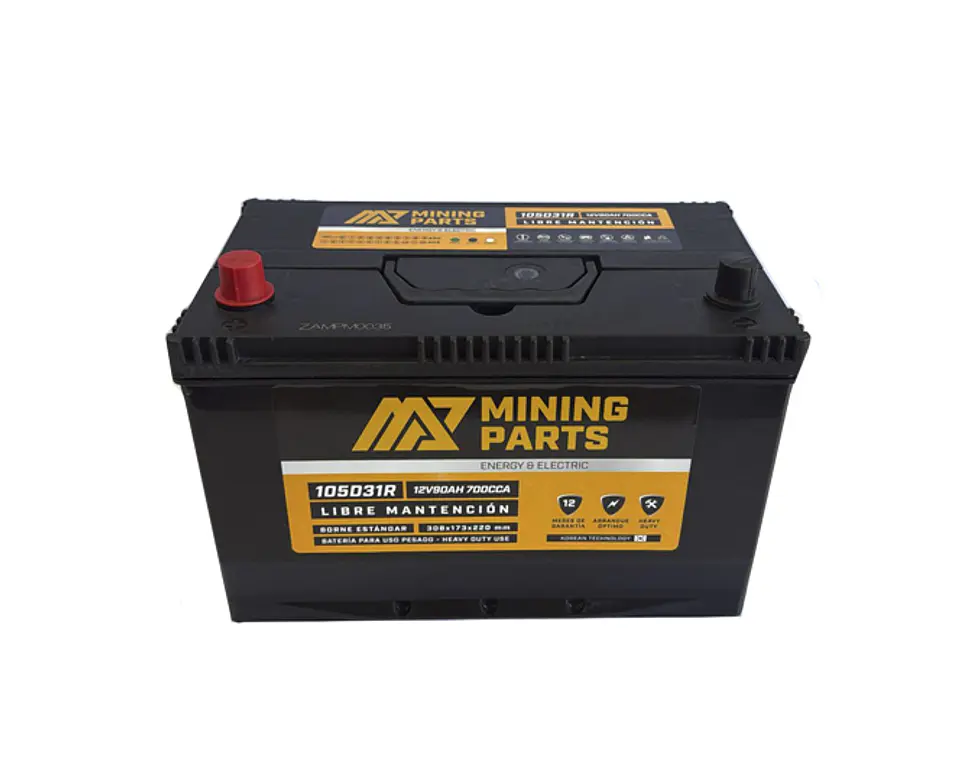 BATERIA 12V 90 AH 700 CCA BORNE POSITIVO IZQUIERDO 3