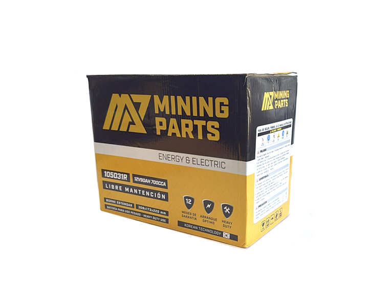 BATERIA 12V 90 AH 700 CCA BORNE POSITIVO IZQUIERDO 4