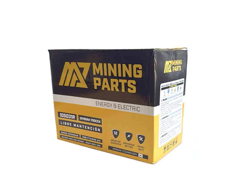 BATERIA 12V 90 AH 700 CCA BORNE POSITIVO IZQUIERDO 4