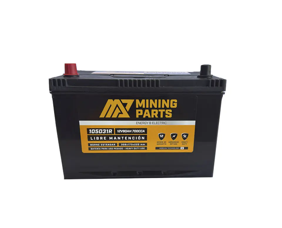 BATERIA 12V 90 AH 700 CCA BORNE POSITIVO IZQUIERDO 1