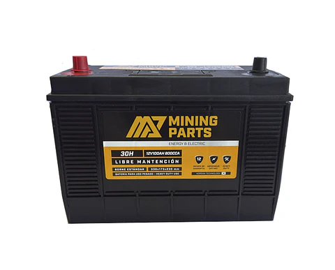 BATERIA 12V 100 AH 800 CCA BORNE CENTRADO POSITIVO IZQUIERDO