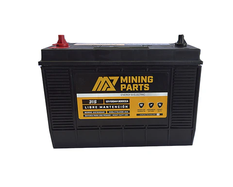 BATERIA 12V 100 AH 800 CCA PERNO CENTRADO POSITIVO IZQUIERDO