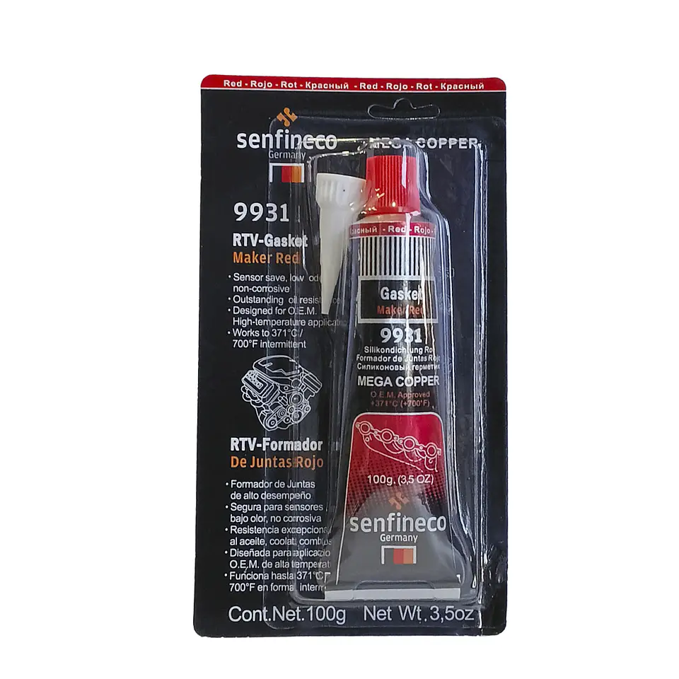 SILICONA GASKET ROJA 100GR  1
